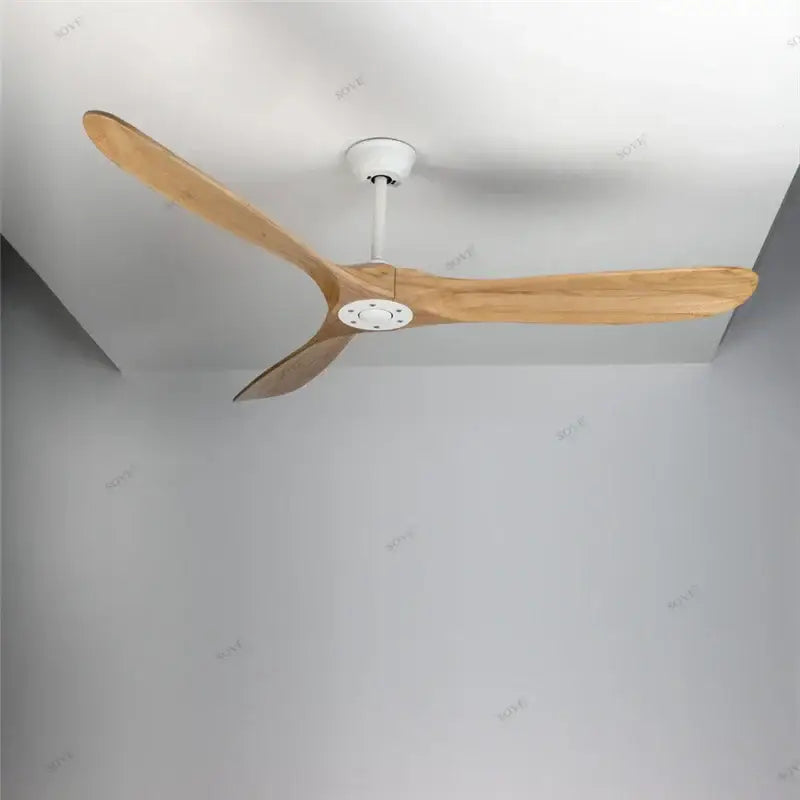 DecorBites™ 60" Solid Wood DC Ceiling Fan with Remote Control