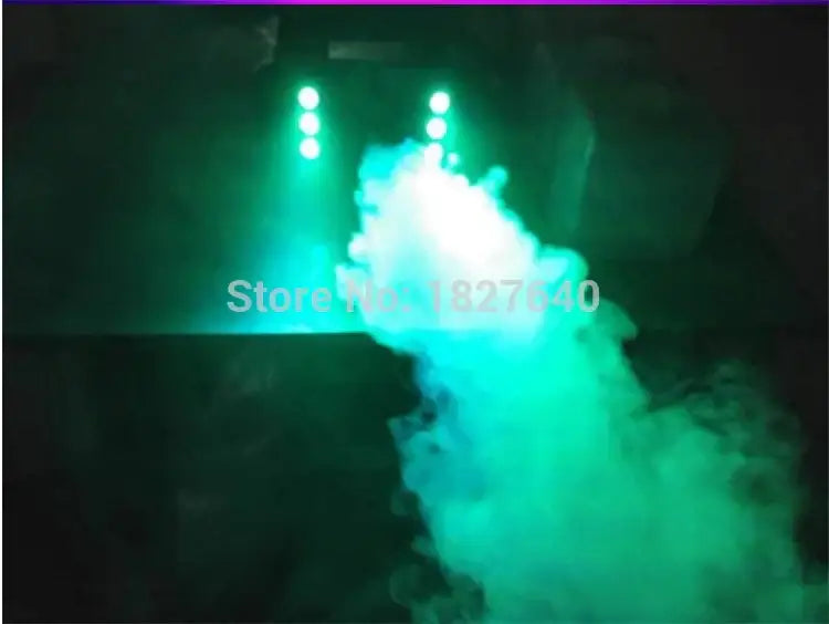 Silver and black 900w rgb wireless fog machine for party room