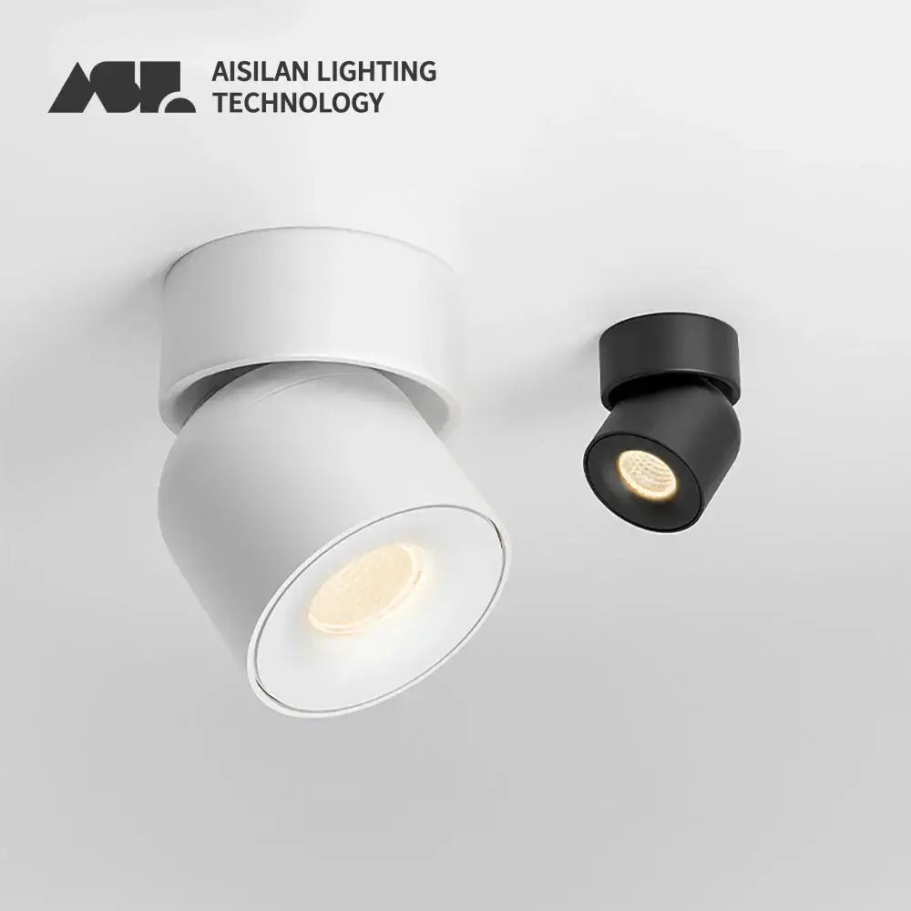 DecorBites™ 9W COB LED Ceiling Spotlight 360° Rotation Modern Surface Mounted Lamp