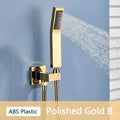 DecorBites™ ABS Plastic Hand Shower with Hose, Bracket | Wall Mounted Handheld Shower