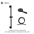 DecorBites™ ABS3 Rain Shower Head Set with Adjustable Rod & Hose