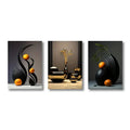 Abstract Canvas Print Set 3D Sculpture Art