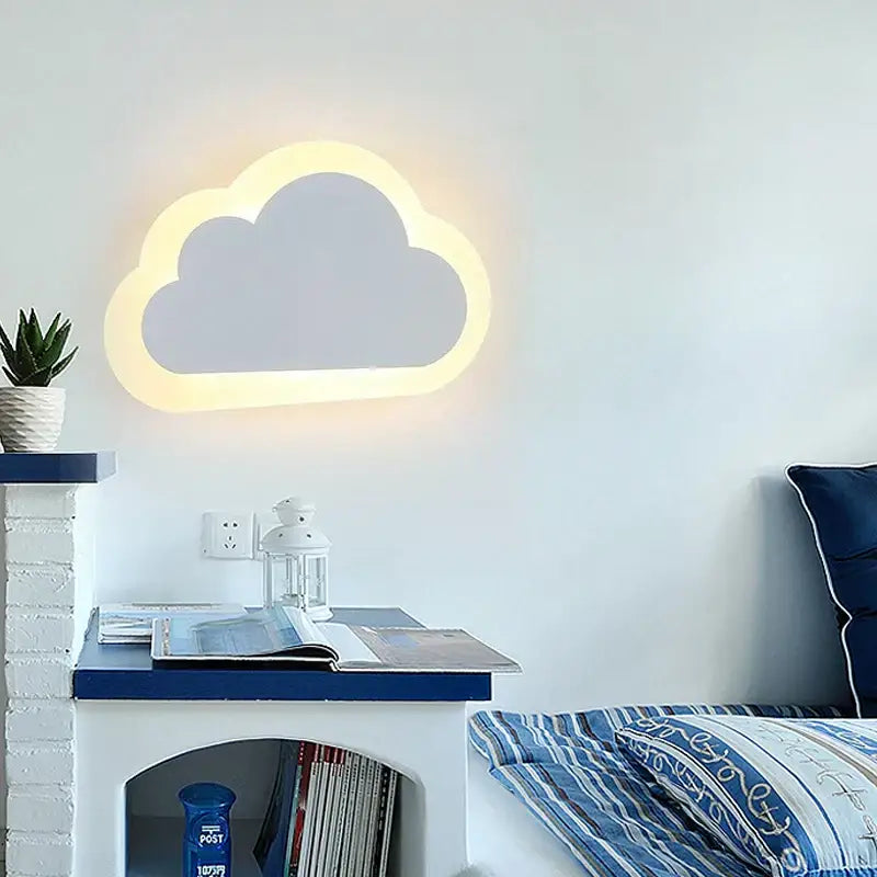 DecorBites™ Acrylic Clouds LED Wall Light for Modern Home Decor and Bedroom Lighting