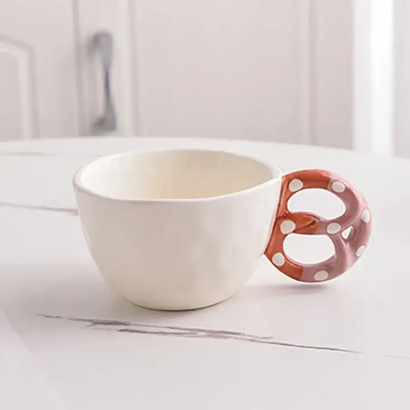 DecorBites™ Alkali Water Biscuit Mug Set - Ceramic Tea & Coffee Cup for Dining Table