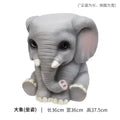 DecorBites™ Animal Resin Sculpture Footstool Seat Cartoon Statue Chair for Living Room