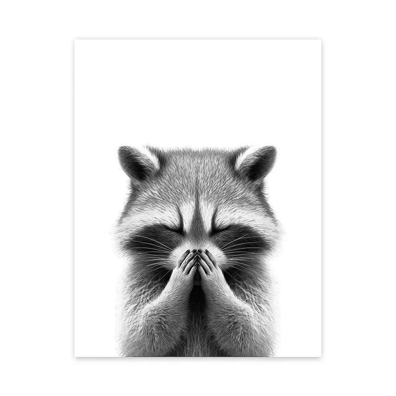 Animals Bathroom Wall Art Decor