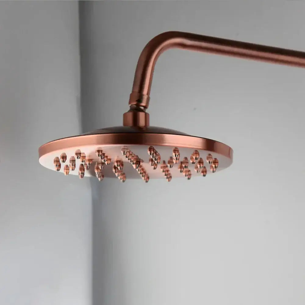 DecorBites™ Antique Copper 3-Function Shower Set with Rainfall Head and Hand Shower