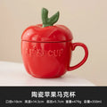 DecorBites™ Apple Fruit Ceramic Mug for Kids Breakfast, Festivals, Birthday Gift