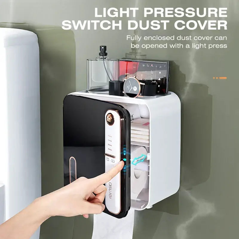 DecorBites™ Aromatherapy Toilet Tissue Box Holder & Storage Rack