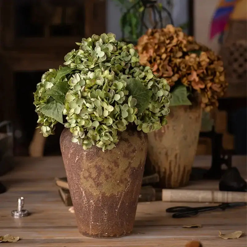 DecorBites™ Artificial Hydrangea Silk Flower Arrangement Wedding Decor Shop Decoration