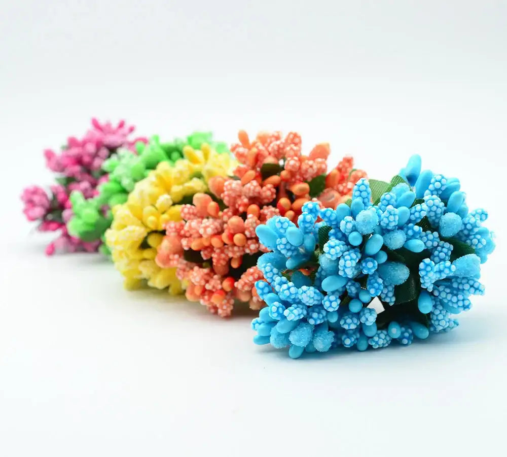 DecorBites™ Artificial Stamen Flowers for Home Wedding DIY Decor