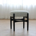 DecorBites™ Ash Wood Makeup Bench Dressing Chair for Small Spaces