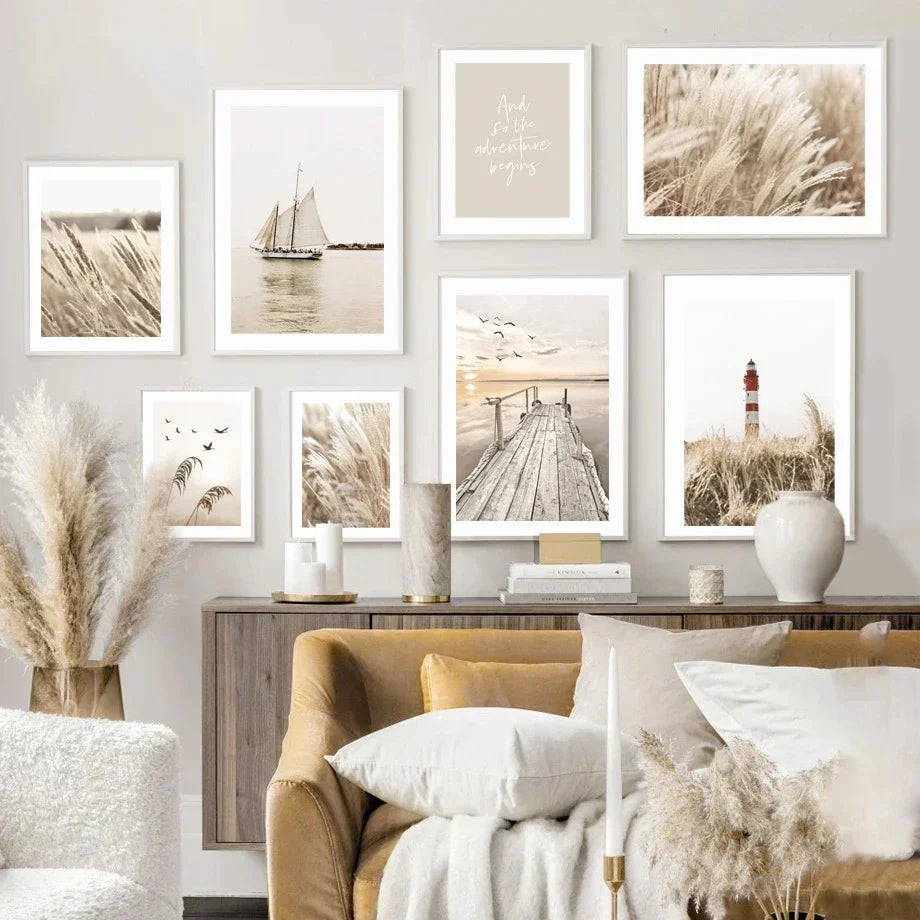 Flower Grass Wall Art Print