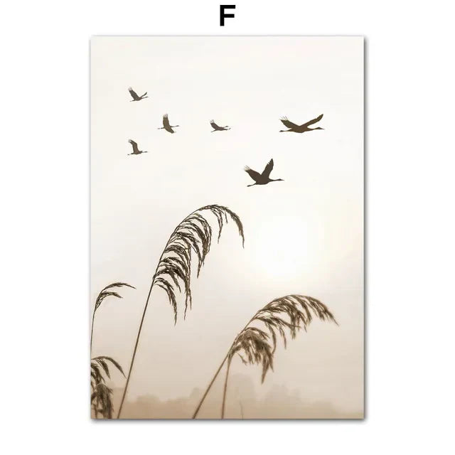 Flower Grass Wall Art Print