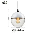 Modern black glass pendant light set of 3 for dining room