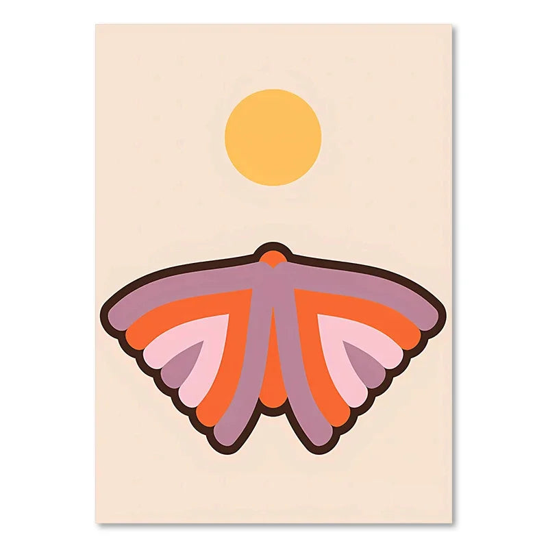 DecorBites™ Boho Art Prints for Living Room Decor