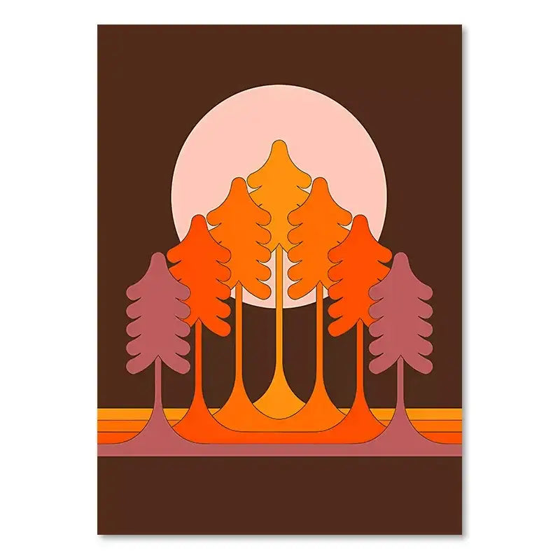 DecorBites™ Boho Art Prints for Living Room Decor