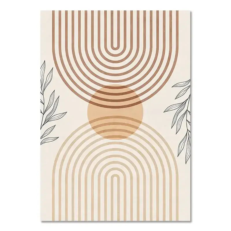 DecorBites™ Boho Light Canvas Wall Art - Nordic Minimalist