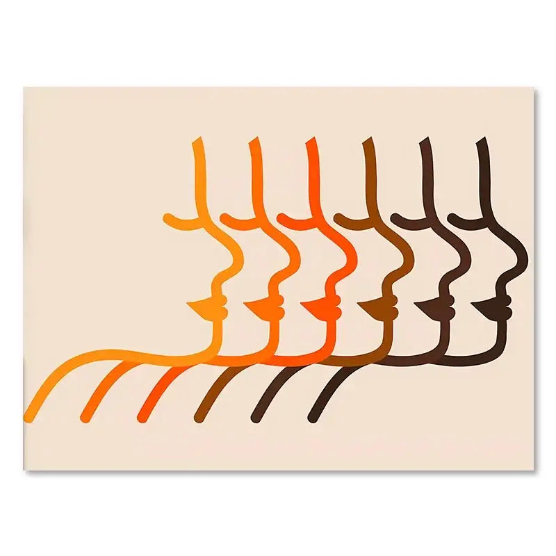 DecorBites™ Boho Sunset Art Prints for Living Room