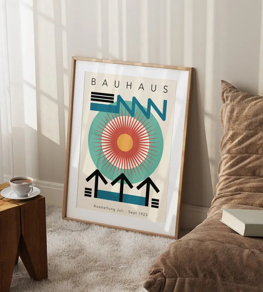DecorBites™ Bright Geometric Canvas Print for Home Decor