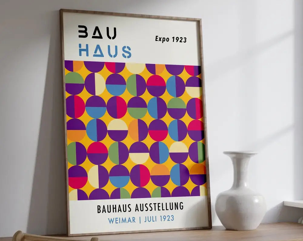 DecorBites™ Bright Geometric Canvas Prints for Home Decor