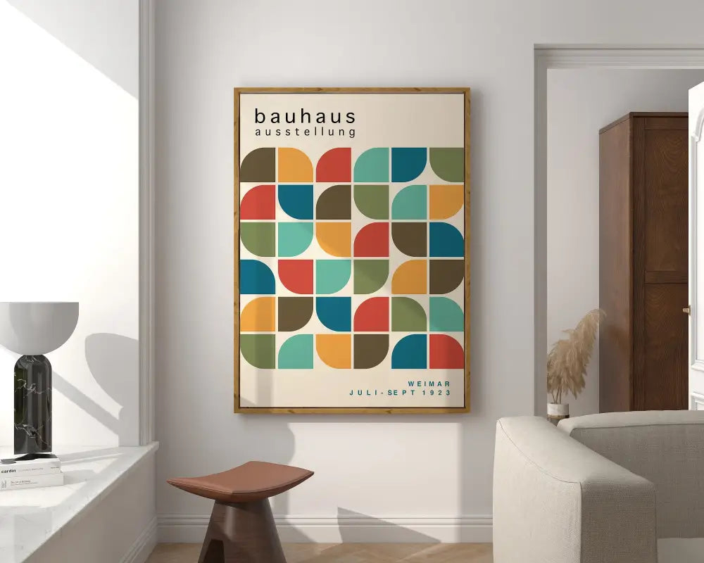 DecorBites™ Bright Geometric Canvas Prints for Home Decor
