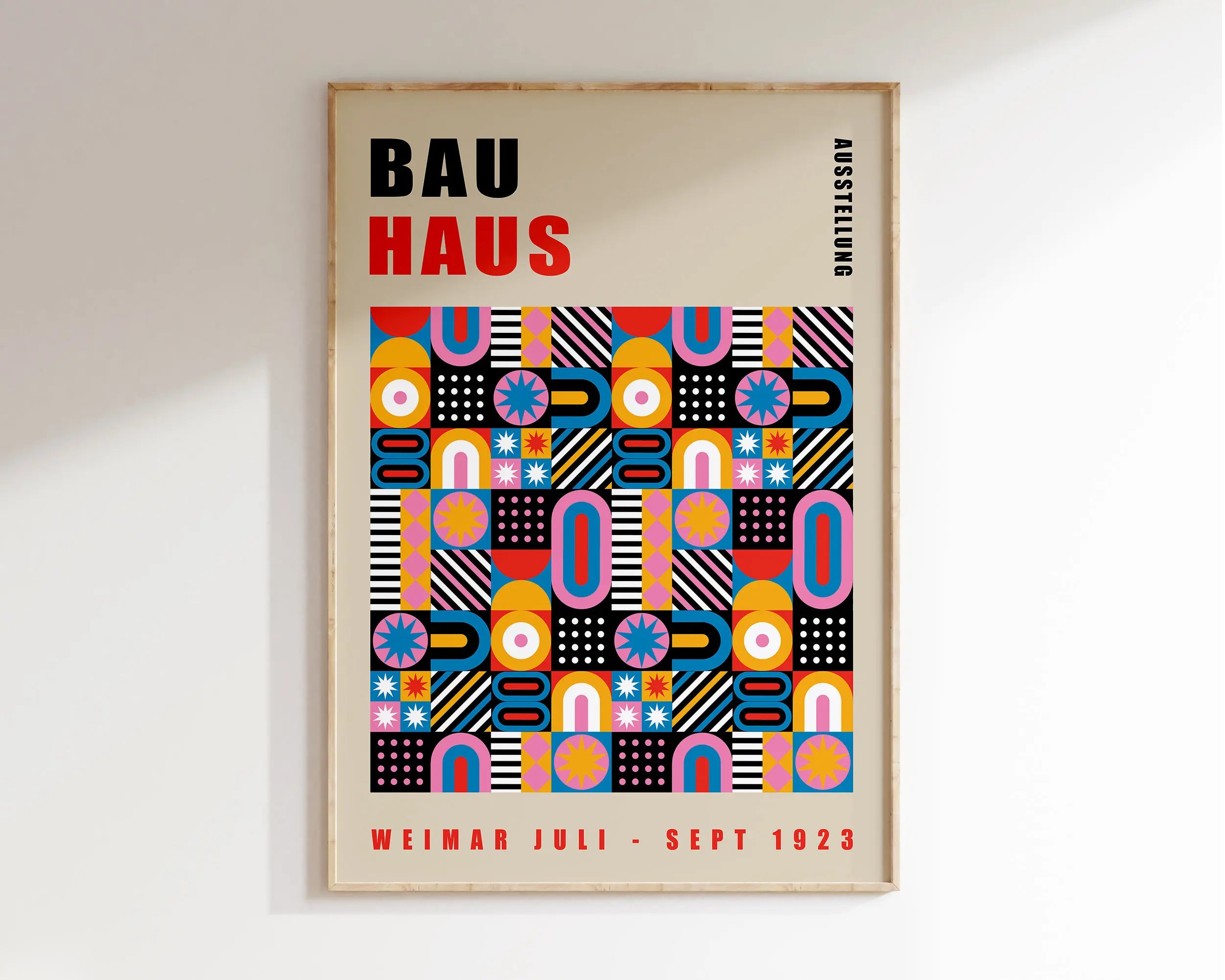 DecorBites™ Bright Geometric Wall Art Canvas Print