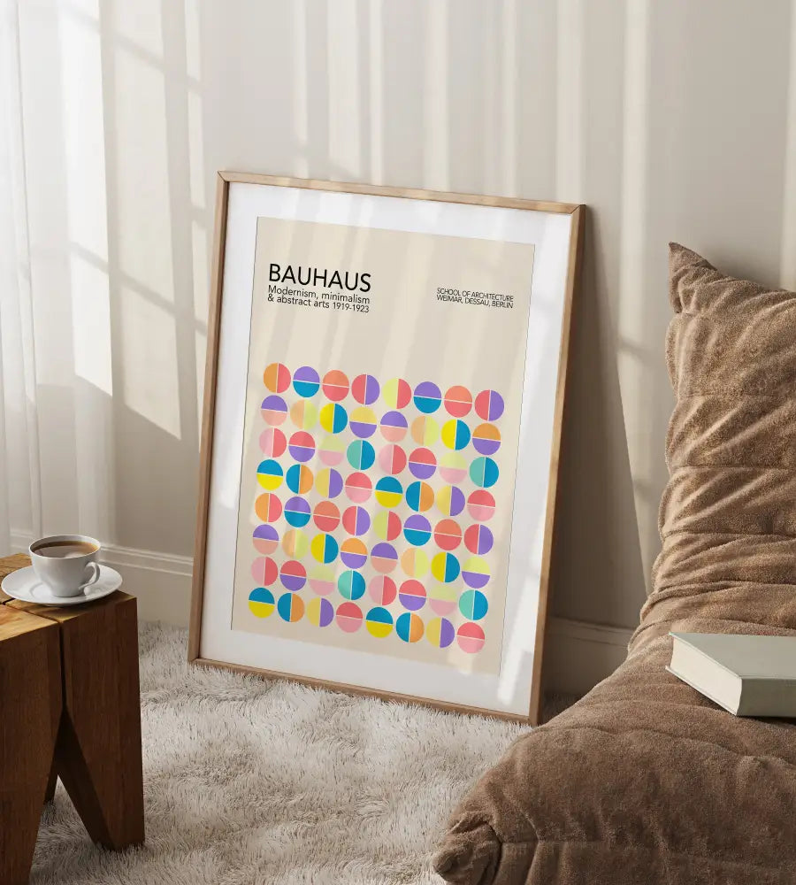 DecorBites™ Bright Geometric Wall Art Canvas Print