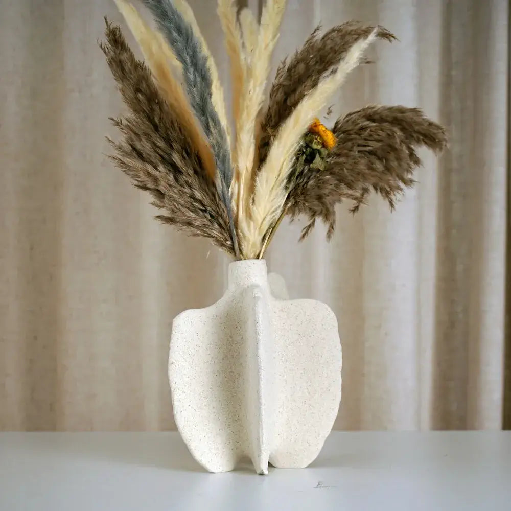 DecorBites™ Ceramic Sea Vase with Nordic Modern Decor