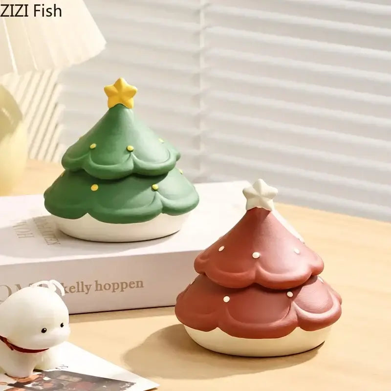DecorBites™ Christmas Tree Ceramic Ashtray - Creative Desktop Weed Tray Gift