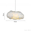 Decorbites cloud chandelier silk cotton nursery hanging lamp