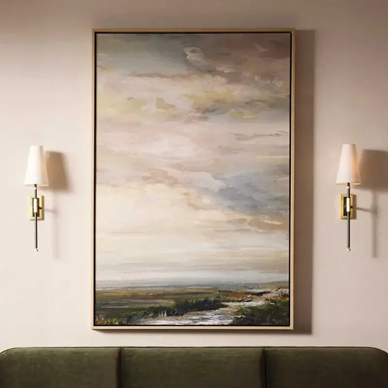 DecorBites™ Copper Cloth LED Wall Lamp for Bedroom Reading Light & Decor