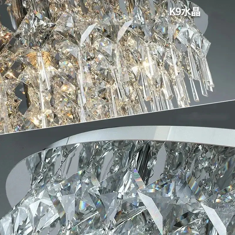 DecorBites™ Crystal Ceiling Lamp: Luxury Modern LED Ceiling Light for Home Indoor Lighting
