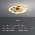 DecorBites™ Crystal Ceiling Lamp: Modern Rings Dining Room LED Light Luster