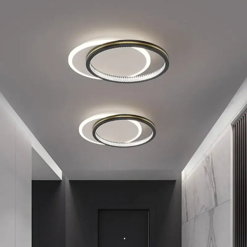 DecorBites™ Crystal Ceiling Lights: Modern Indoor Lighting with LED, Round/Square Luminaria