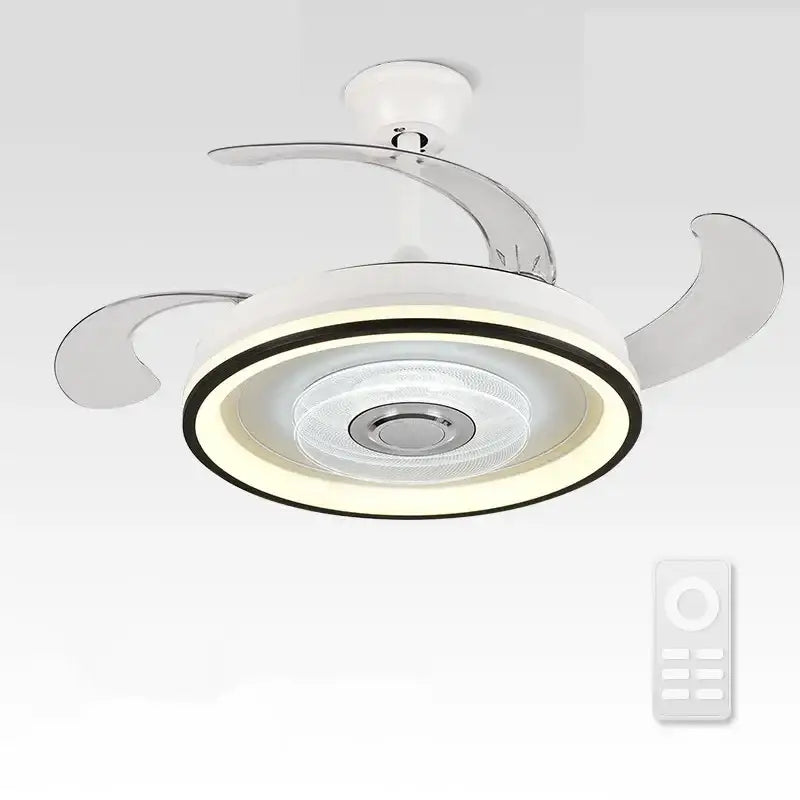 DecorBites™ Crystal Chandelier LED Ceiling Fan with Remote Control Switch