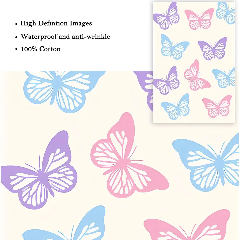 DecorBites™ Danish Pastel Flower Canvas Wall Art
