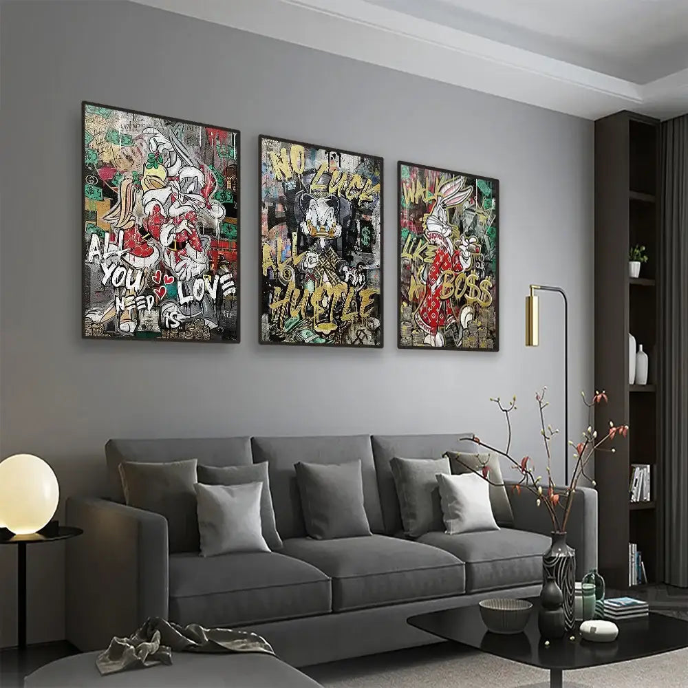 DecorBites™ Disney Marvel Donald Duck Canvas Wall Art