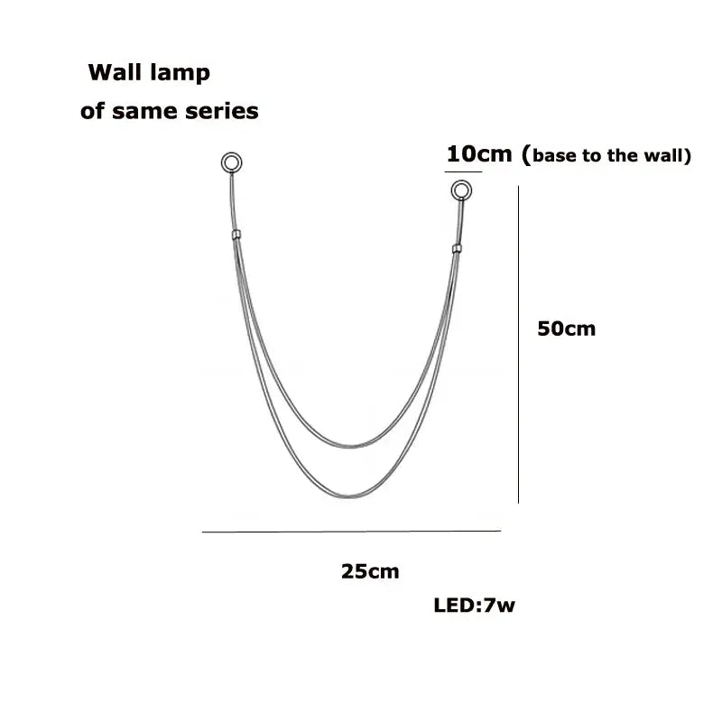 DecorBites™ DIY Flexible Leather Belt LED Chandelier