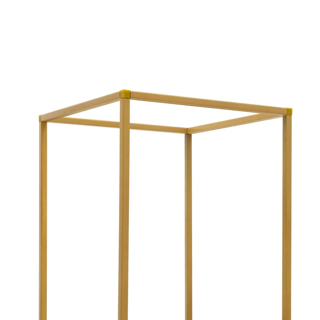 Elegant gold wedding flower stand 10 piece wedding flower set