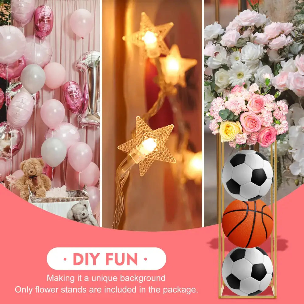 Elegant gold wedding flower stand 10 piece wedding flower set