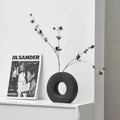 DecorBites™ Elegant Nordic Matte Flower Vase Décor