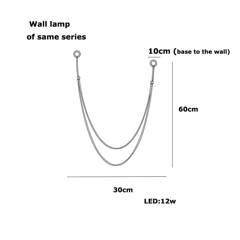 DecorBites™ Flex Leather Belt LED Chandelier Light