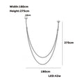 Modern flexible leather belt led chandelier living room pendant light
