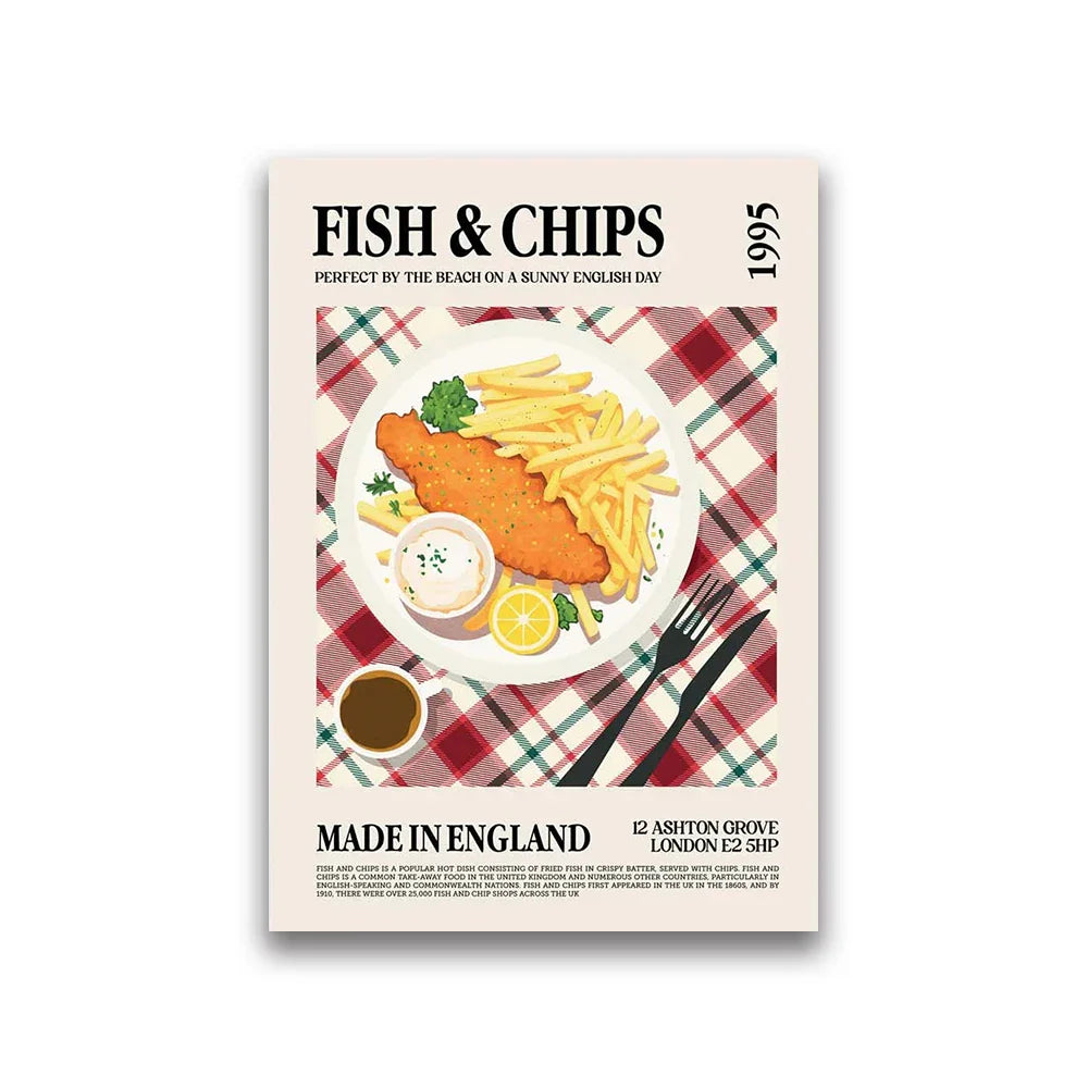 Foodie Canvas Wall Art Print