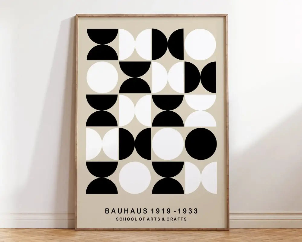 DecorBites™ Geometric Bauhaus Canvas Poster - Modern Home Decor