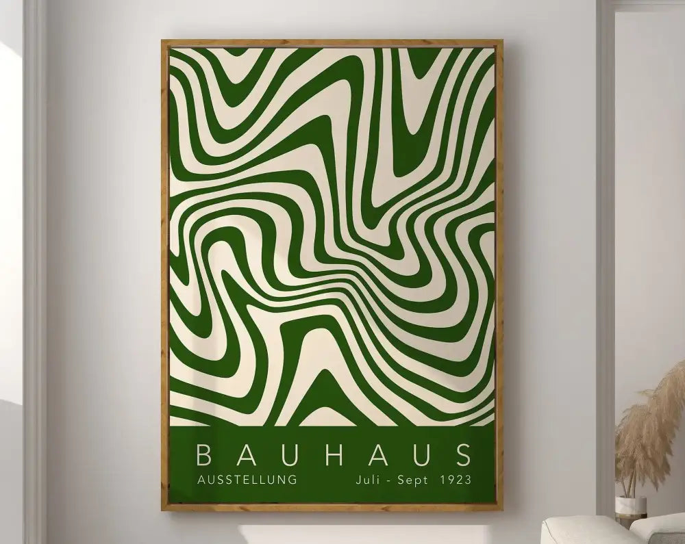 DecorBites™ Geometric Bauhaus Canvas Poster - Modern Home Decor