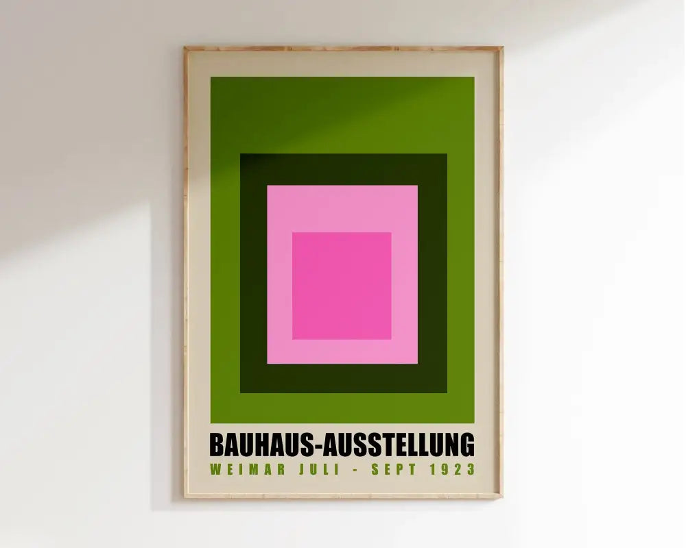 DecorBites™ Geometric Bauhaus Canvas Poster - Modern Home Decor