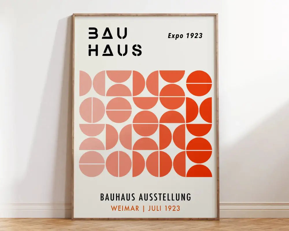 DecorBites™ Geometric Bauhaus Canvas Prints - Bright Wall Art