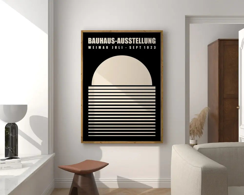 DecorBites™ Geometric Bauhaus Canvas Prints for Home Decor
